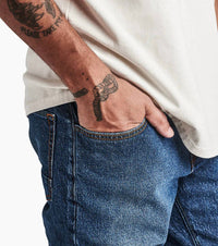ROARK HWY 128 Straight Fit Denim Jeans in blue - men's jeans - view 5