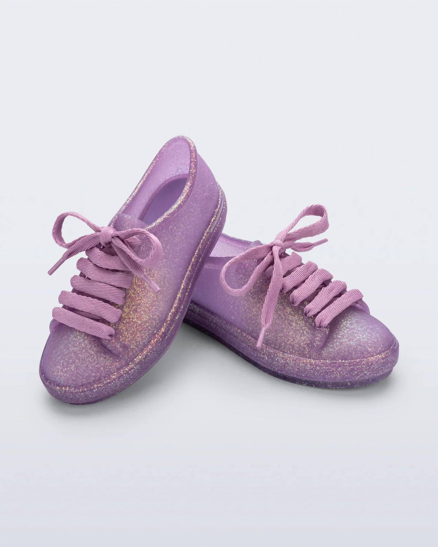 Mini Melissa - Girl's Hip Sneaker Glitter Shoe