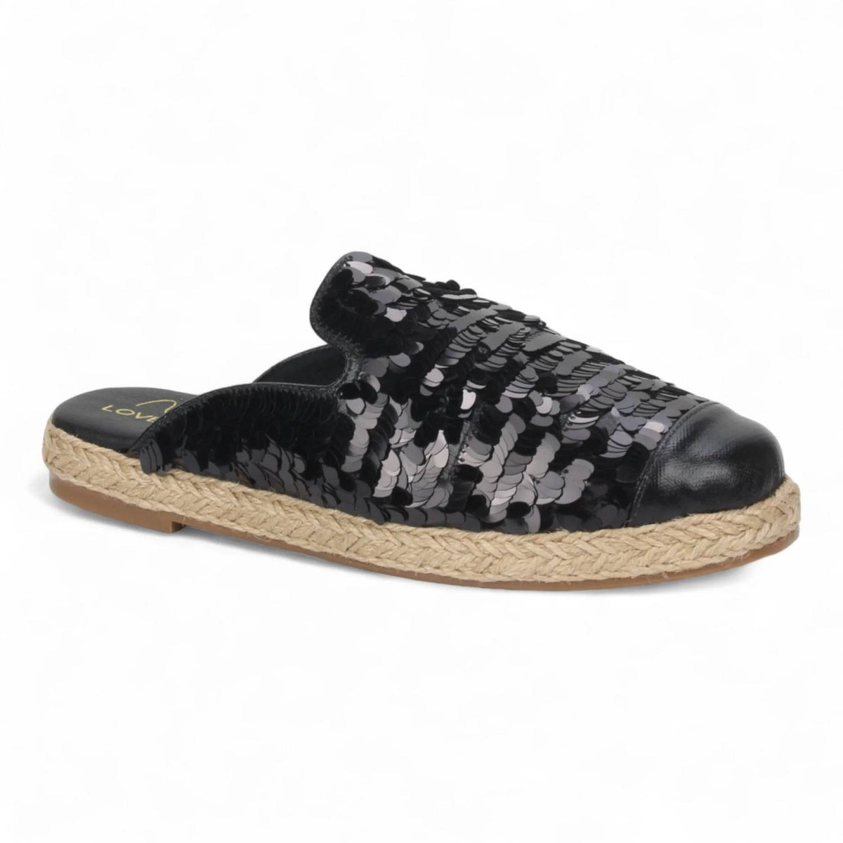 Love Rio - Women'sglitz Sequin Espadrille Mules