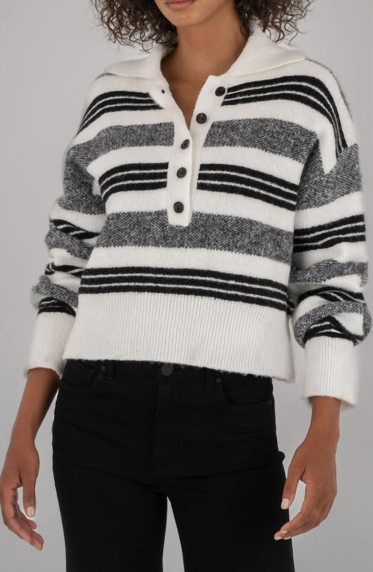 Kut From The Kloth - Lilia Boxy Half Button Sweater