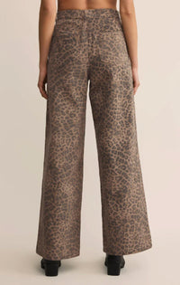 Z Supply - Marli Denim Leopard Pants