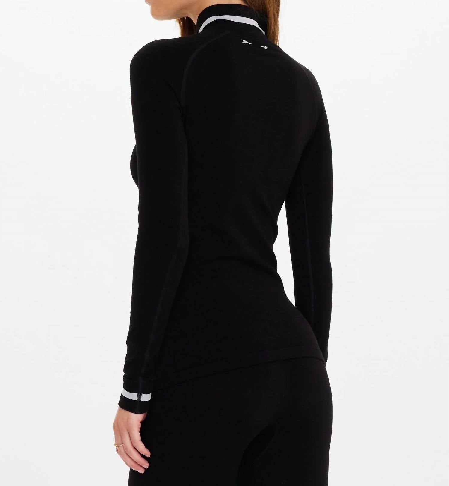 The Upside - Wool Seamless Base Quarter Zip Top