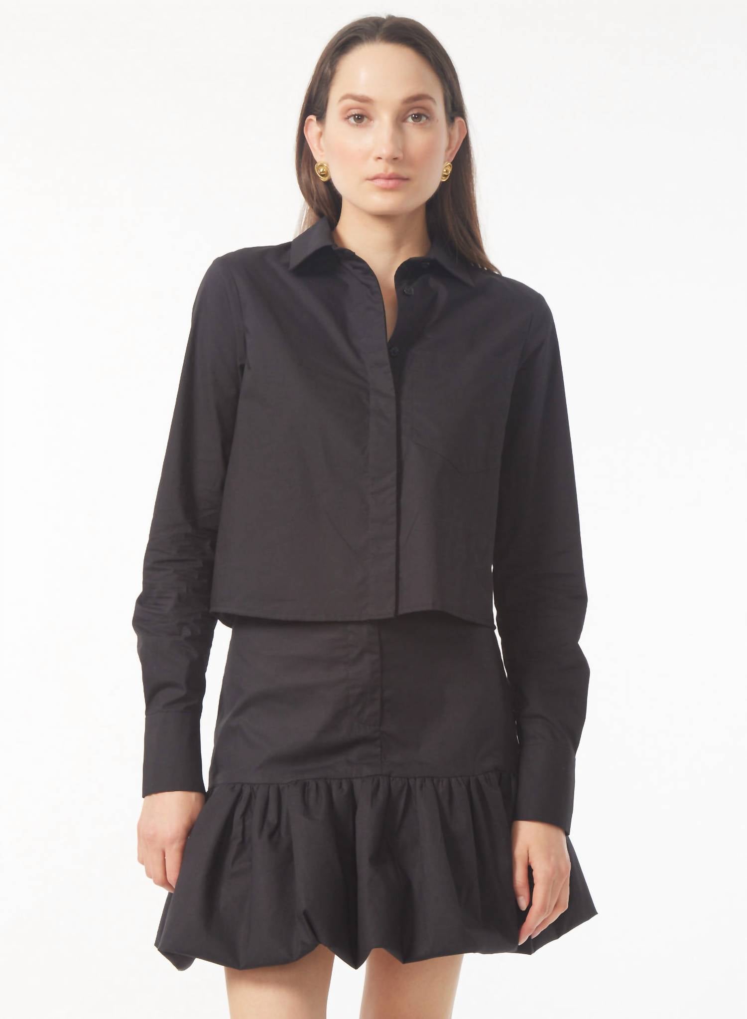Gilner Farrar - Maxine Bubble Hem Mini Skirt