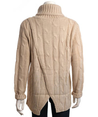 Hyfve - Women's Oversized Ribbed Turtleneck Sweater