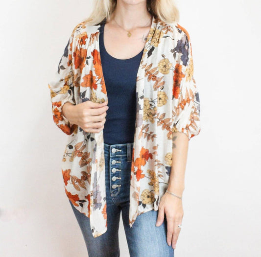 Hayden La - Fall Floral Kimono