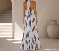 Mystery Resort - Kaia Palm Maxi Dress