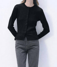 White + Warren - Superfine Merino Waisted Cardigan