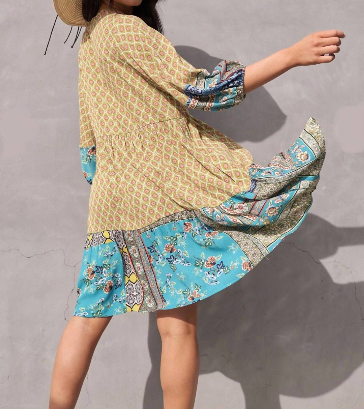 Ces Femme - Crocus Tie Front Dress
