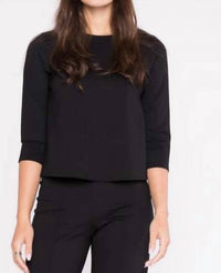 Ripley Rader - Ponte Quarter Sleeve Top