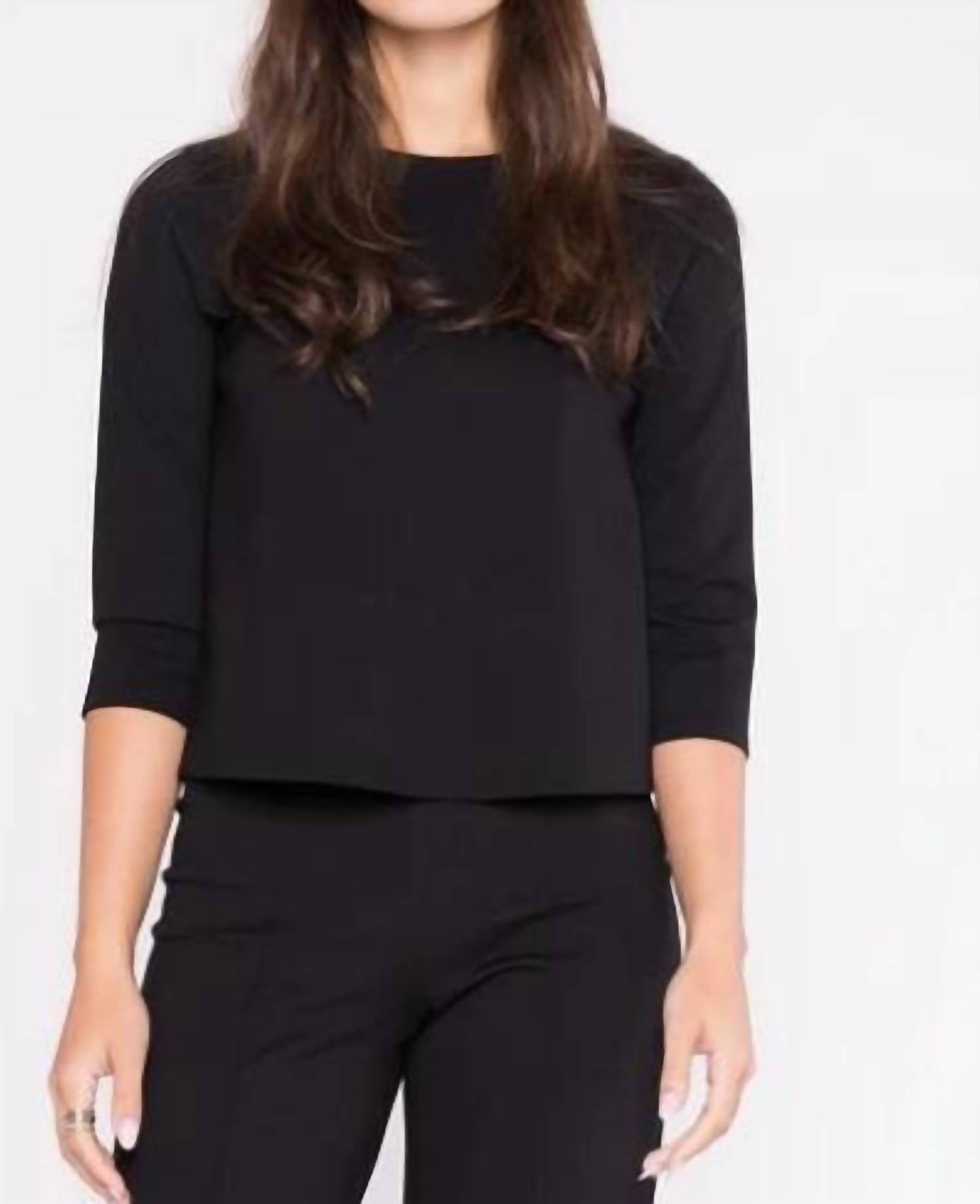 Ripley Rader - Ponte Quarter Sleeve Top