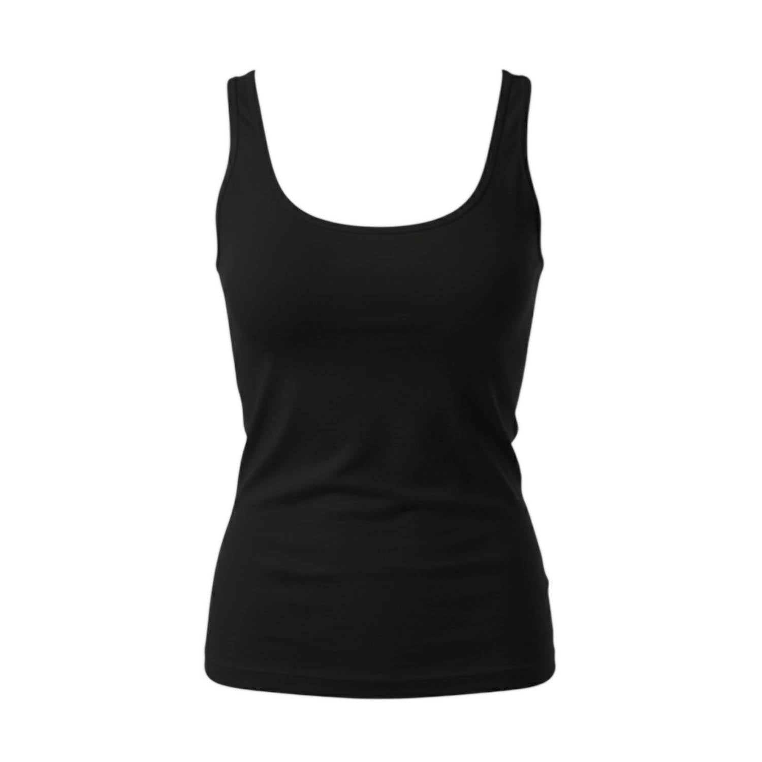 Ambar - Square Neck Slim Fit Tank Top