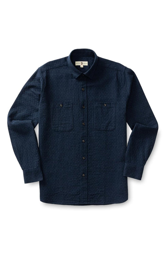 Westover Solid Cotton Quilted Sport Shirt