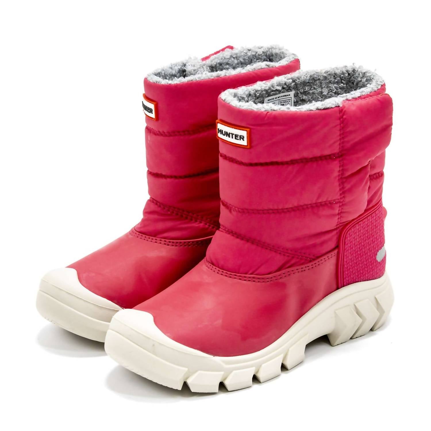 HUNTER Girls Snow Boots in bright pink - kids' shoe