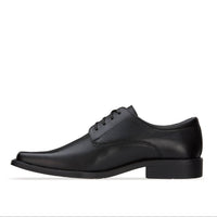 Ferrato Men's Flats Leather Shoes in black - men's shoe - view 4