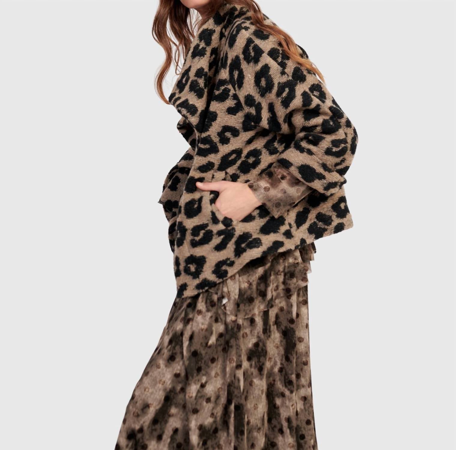 ALEMBIKA Wildcard Cozy Jacket in leopard - women's jacket - view 7