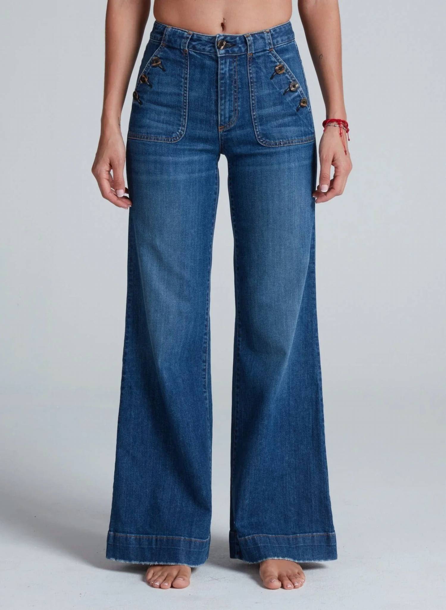 Askk Ny - Brickhouse Wide Leg Jeans