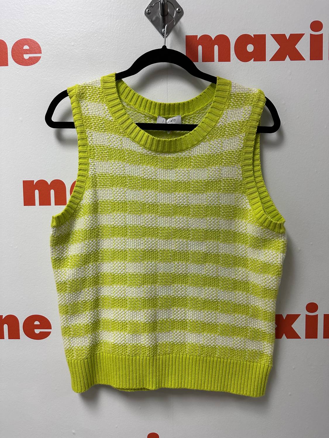J. Society - Women's Stripe Tank Sweater