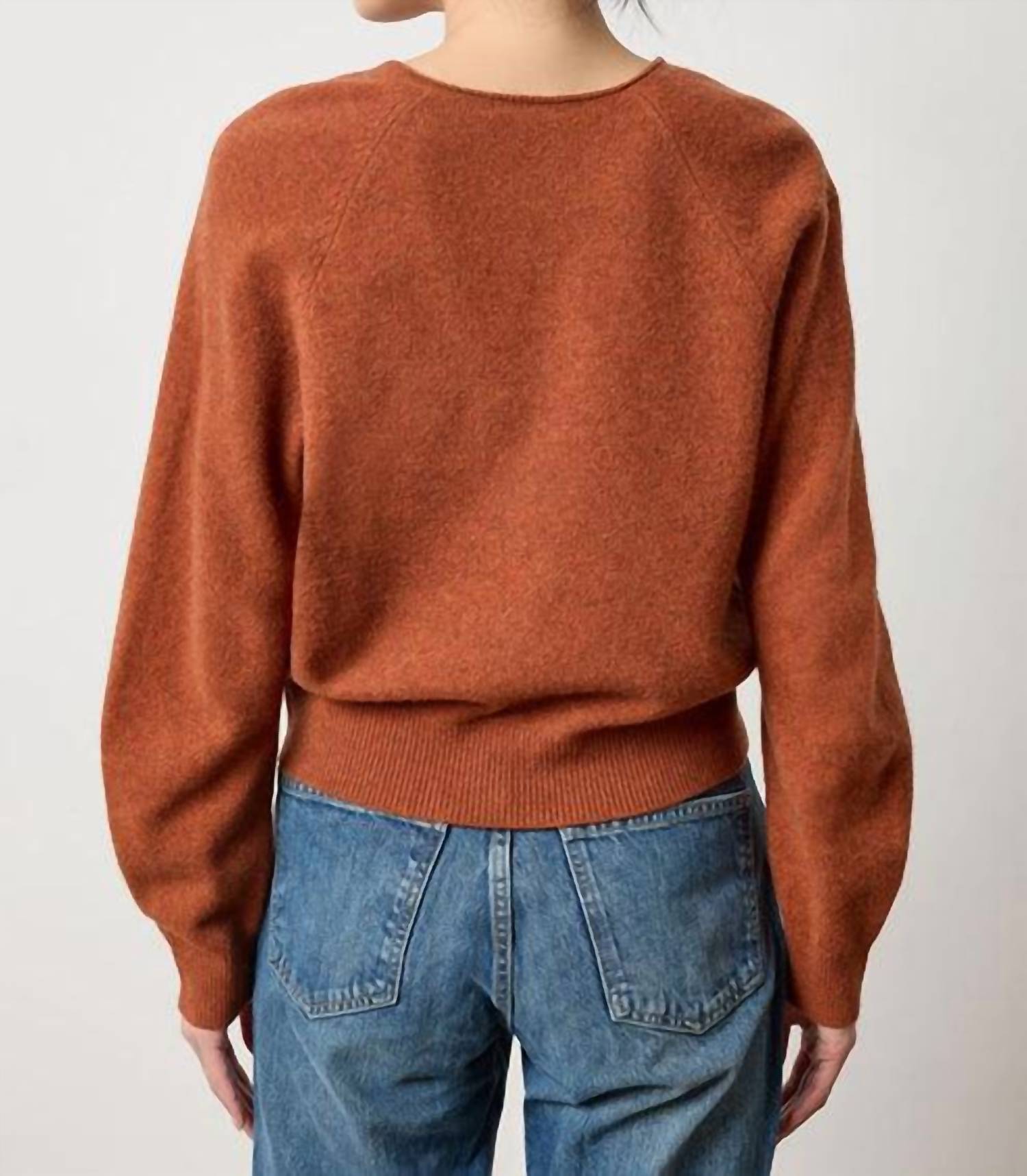Lilla P - Split Neck Raglan Pullover