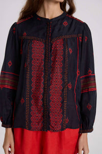 Maria Cher - Bayou Finch Long Sleeve Shirt