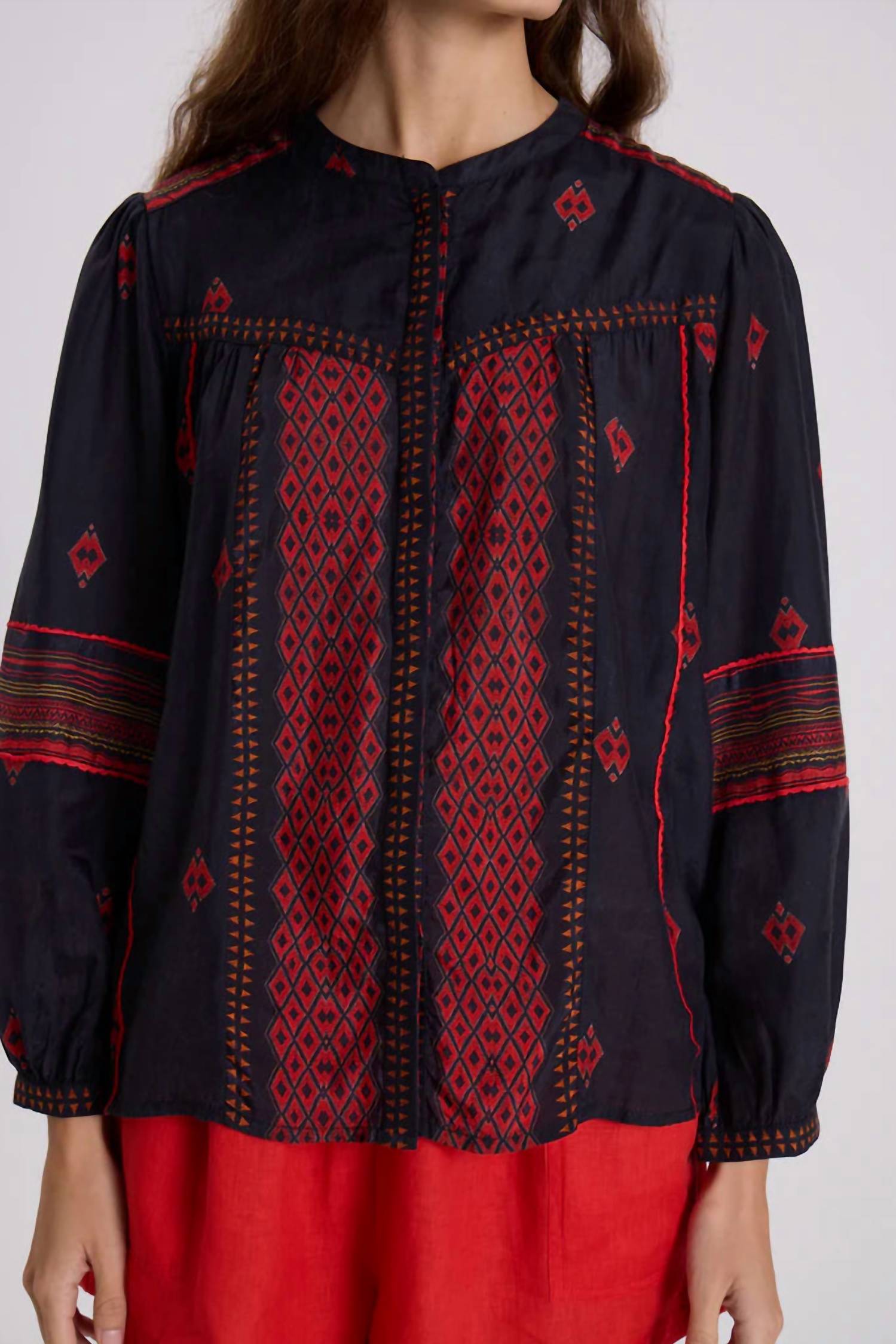 Maria Cher - Bayou Finch Long Sleeve Shirt