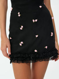 For Love & Lemons - Rose Vine Mini Dress