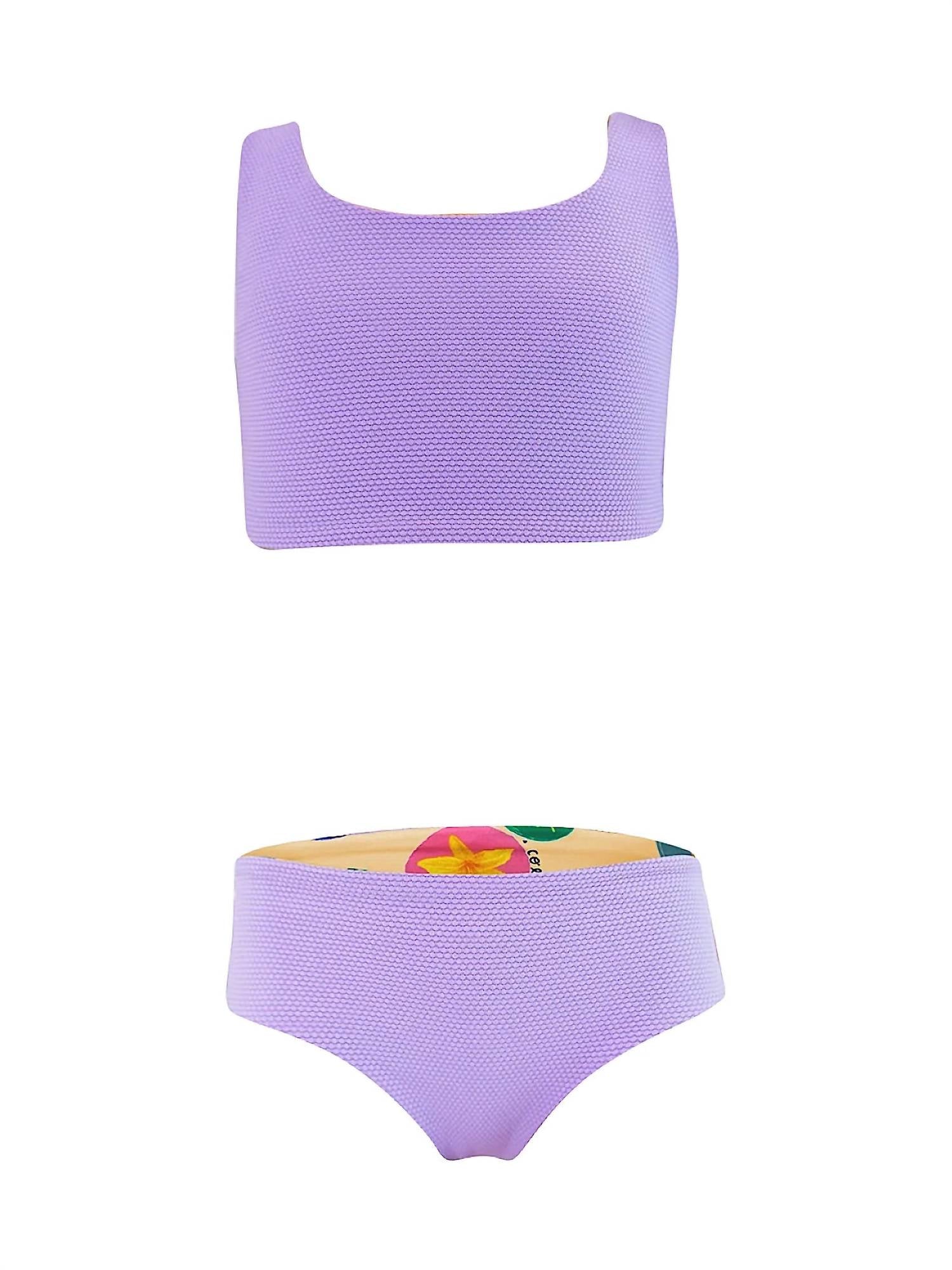 Pepita & Me Sun And Moon Bikini Set in plaza de mercardo crudo - kids' bikini - view 5