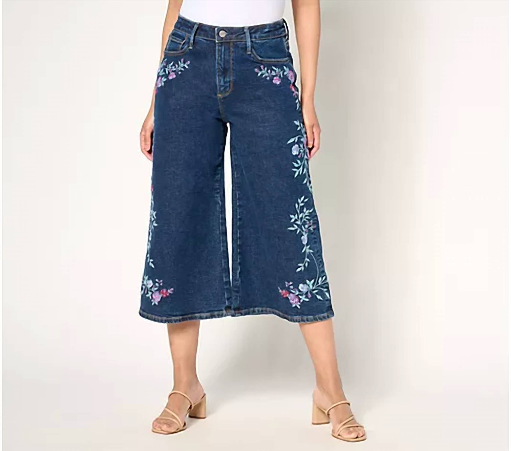 Driftwood - Capri In Blooms Jeans