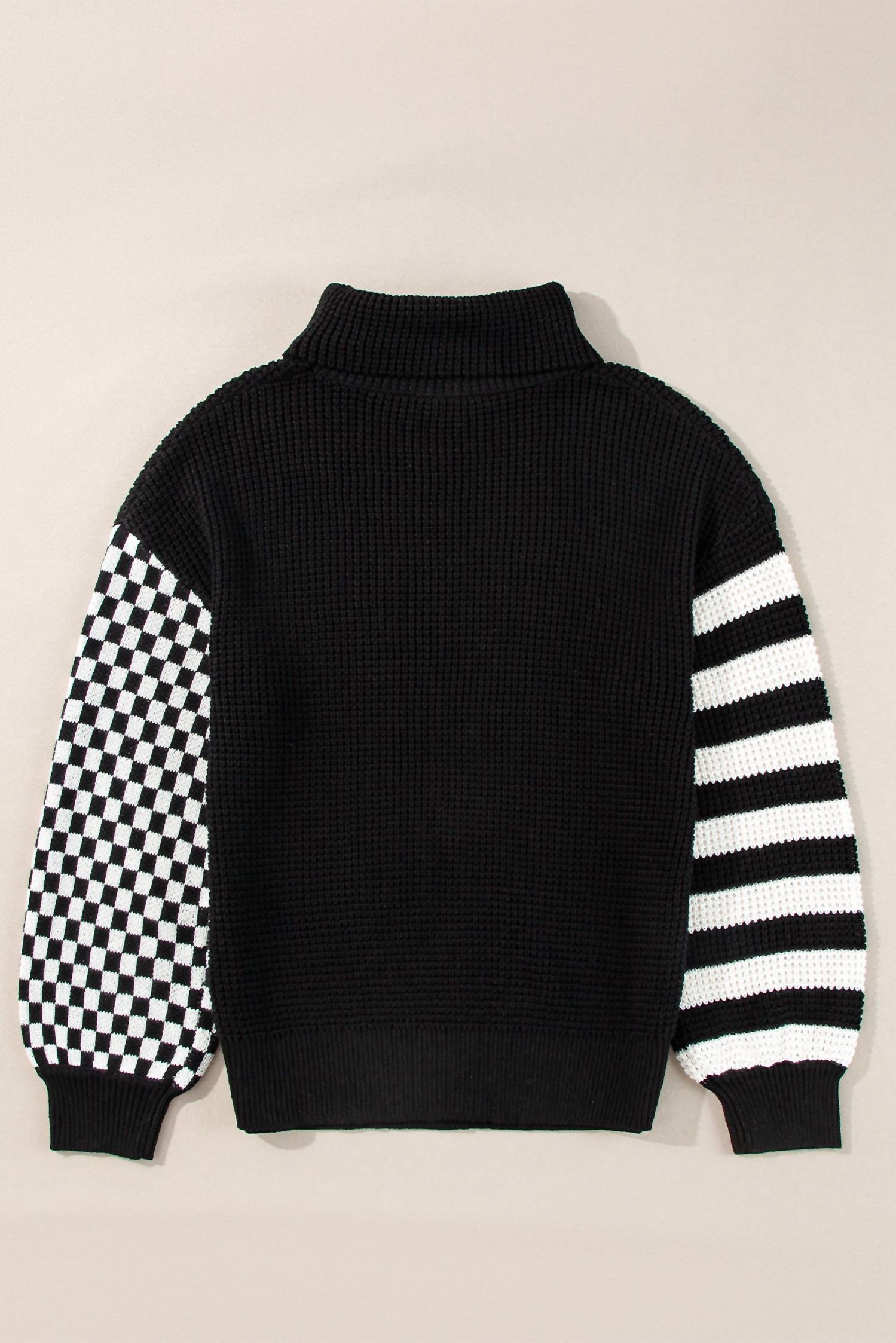 Aapparella - Checkmate Waffle Knit Sweater