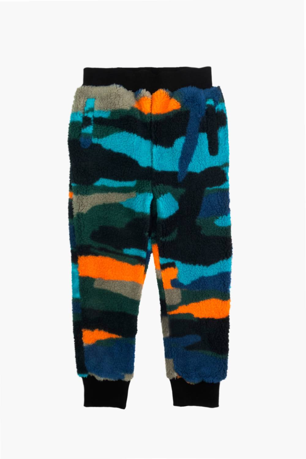 Appaman Kid's Highland Sweatpants in autumn sunset - kids' joggers - detail view