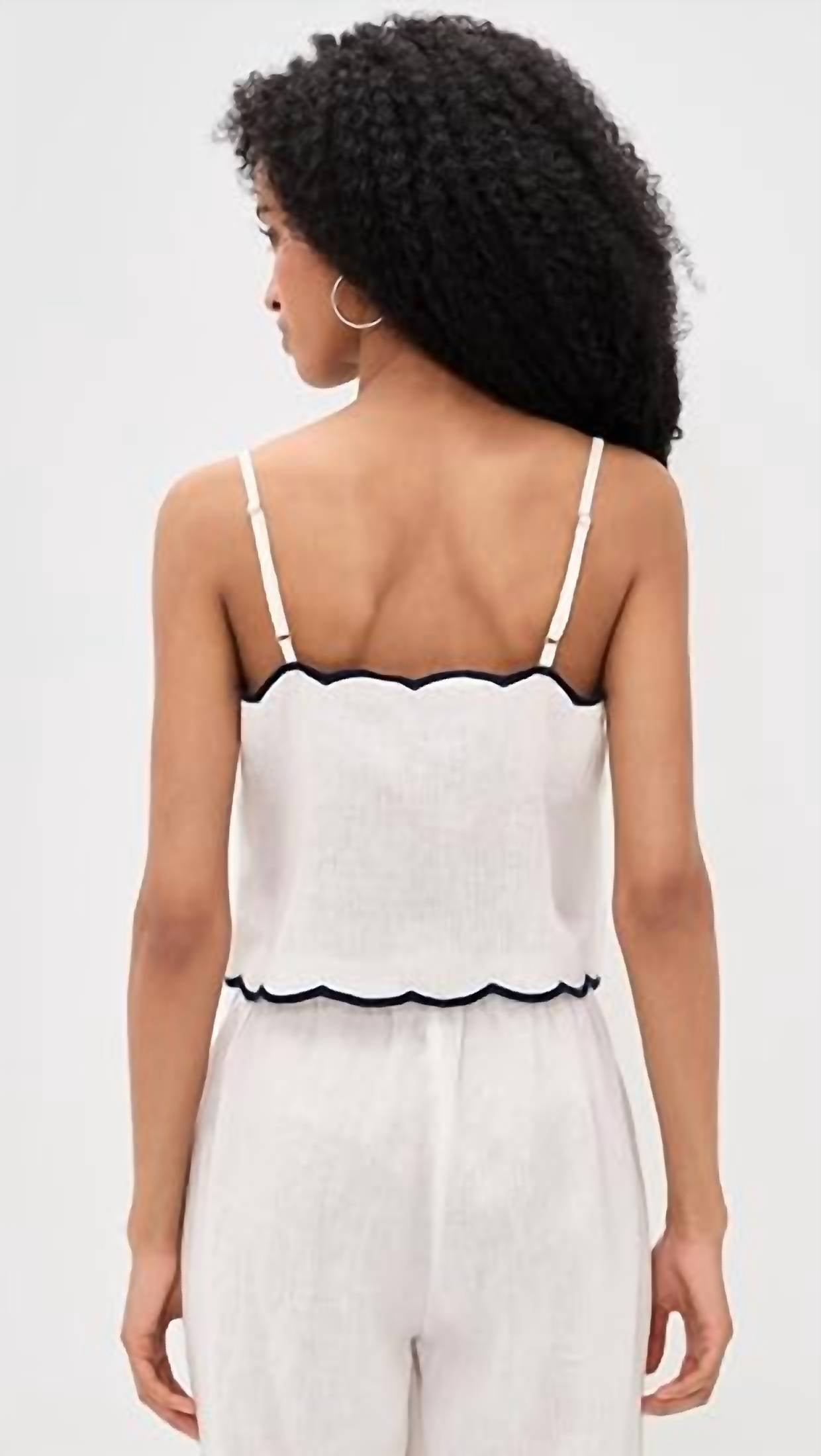 Cami Nyc - Nazare Linen Cami Top