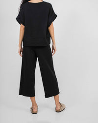 Corinne Collection Pico Vest in black - women's jacket - alternate view