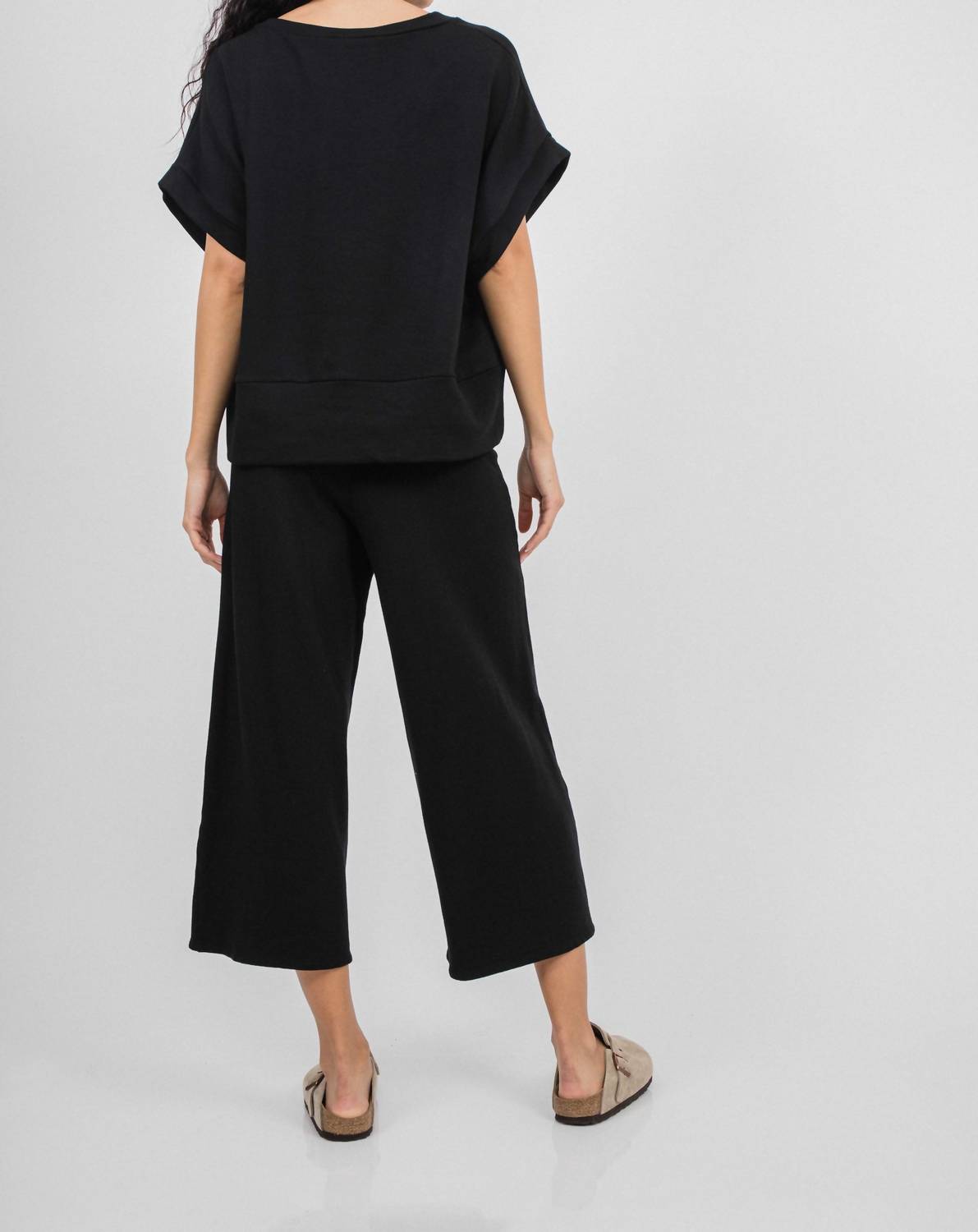 Corinne Collection Pico Vest in black - women's jacket - alternate view