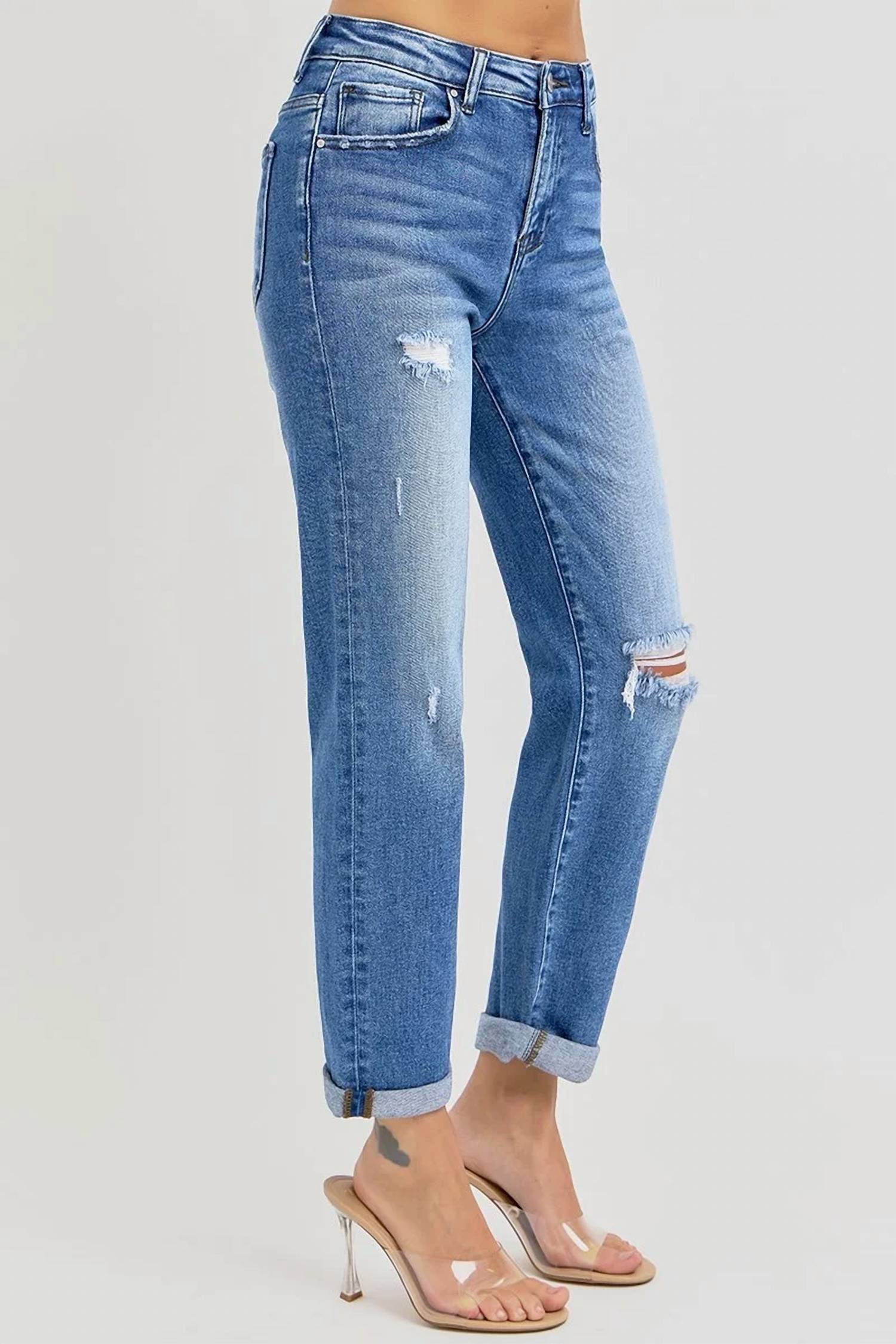 Risen - Ginny High Rise Girlfriend Jeans