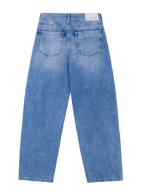 Tela - Light Wash Denim Barrel Pant