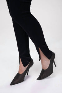HIGH RISE SKINNY ZIP JEAN
