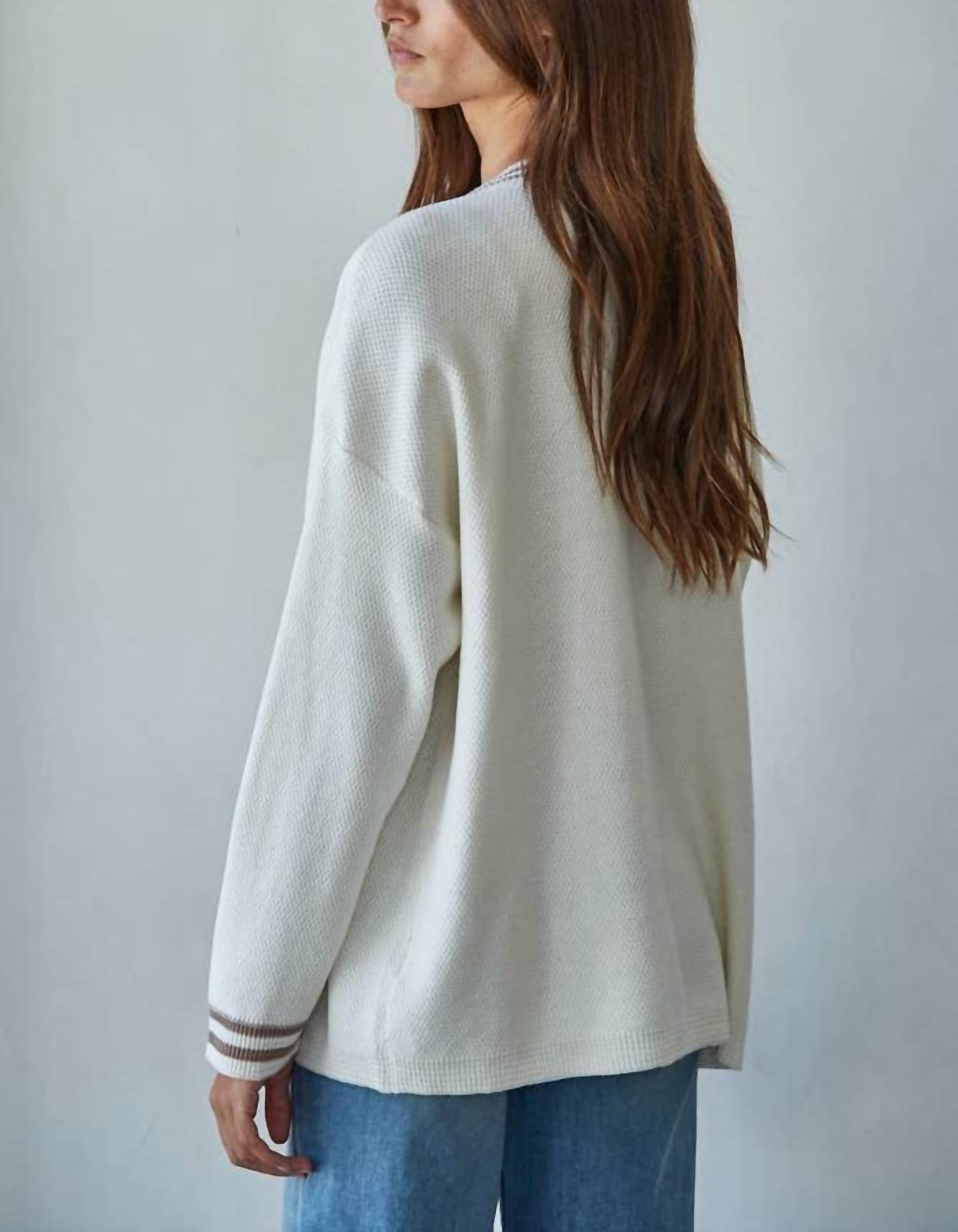 By Together - Weslie Deep V-neck Sweater