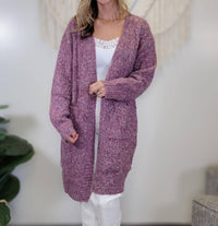 GILLI Allison Cardigan in purple - women's cardigan - view 4