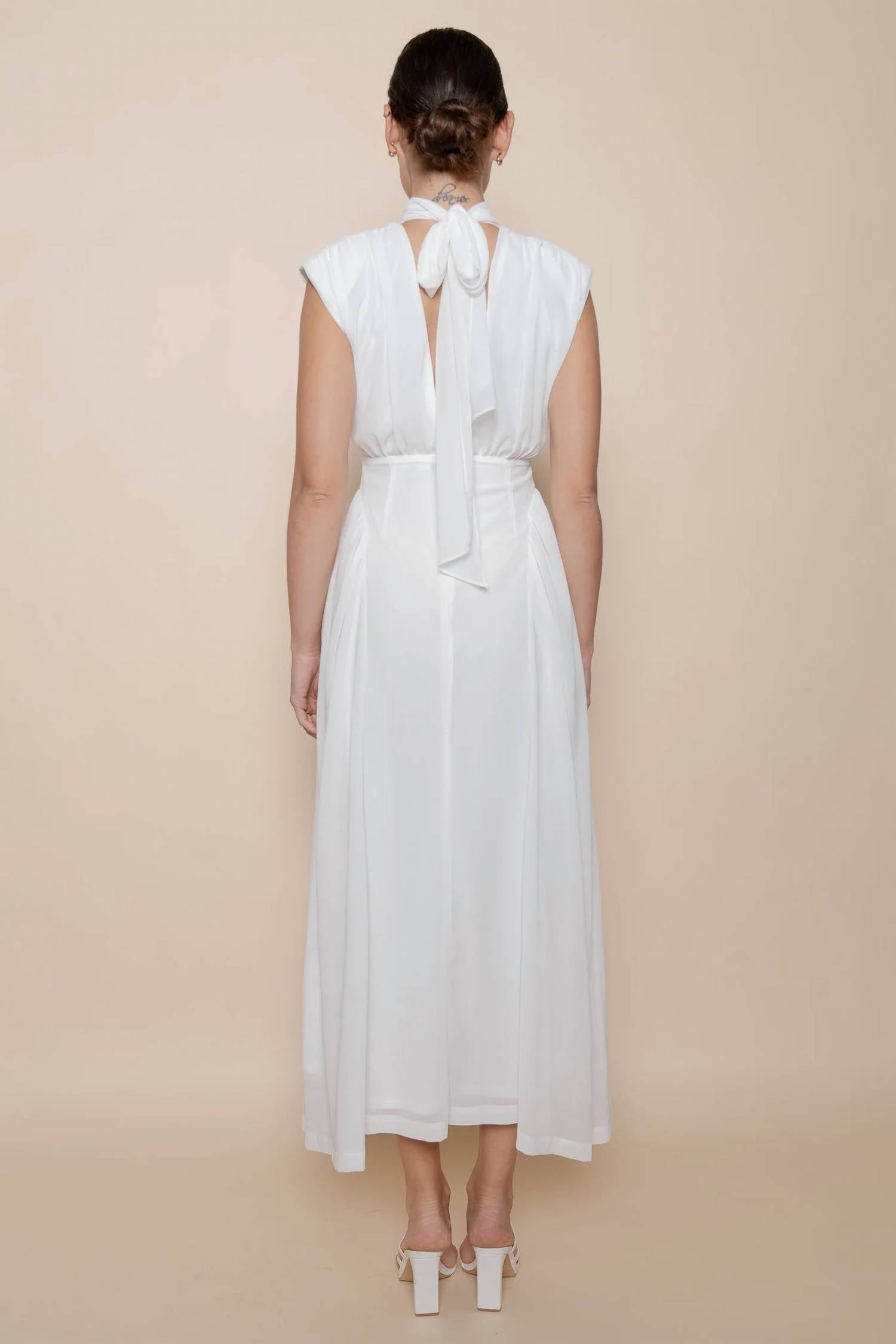 Fore - Sasha Mock Neck Midi Dress
