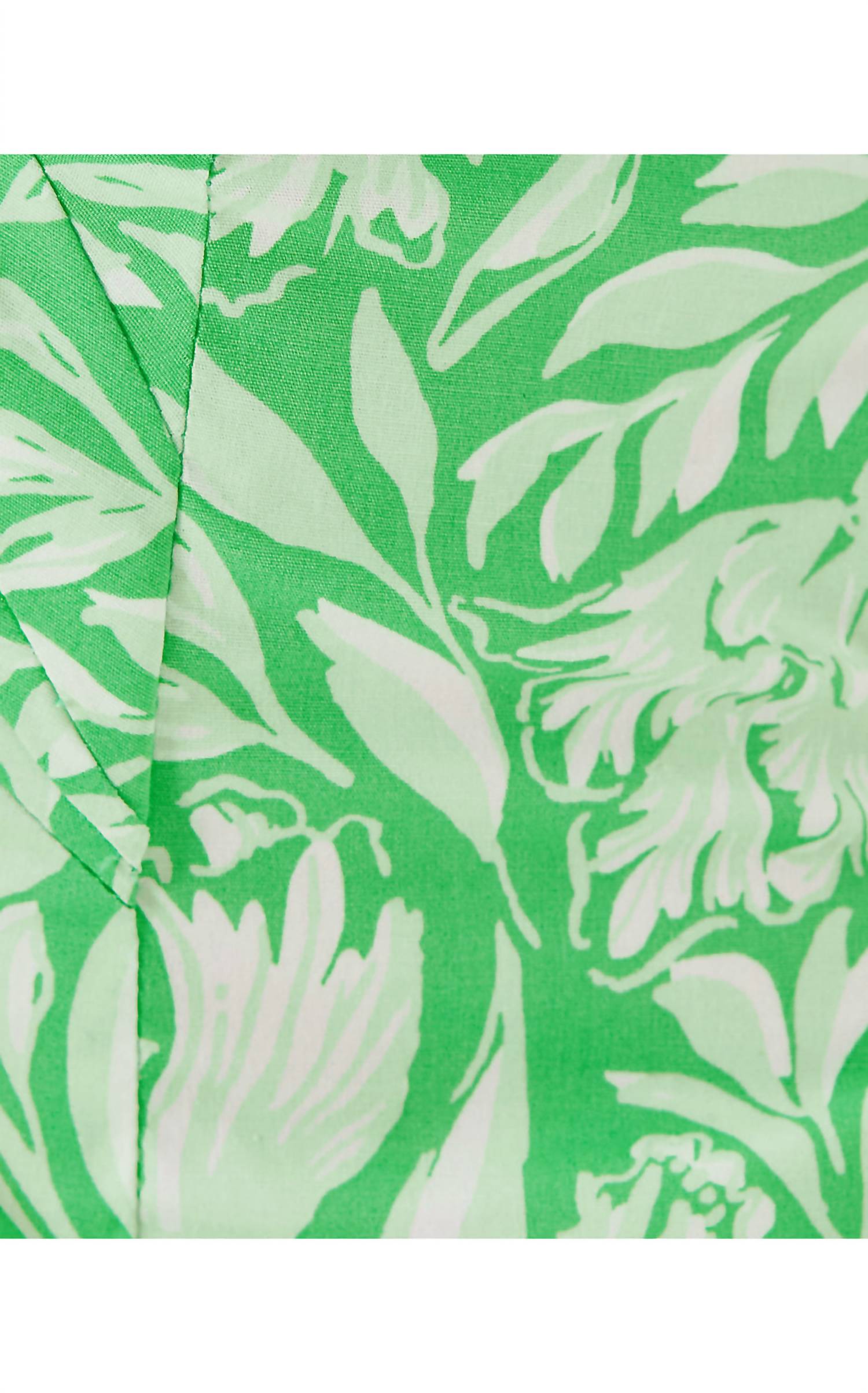 Lilly Pulitzer Kylo Strapless Bustier Top in fauna green tulip to tango - women's shirt - view 4