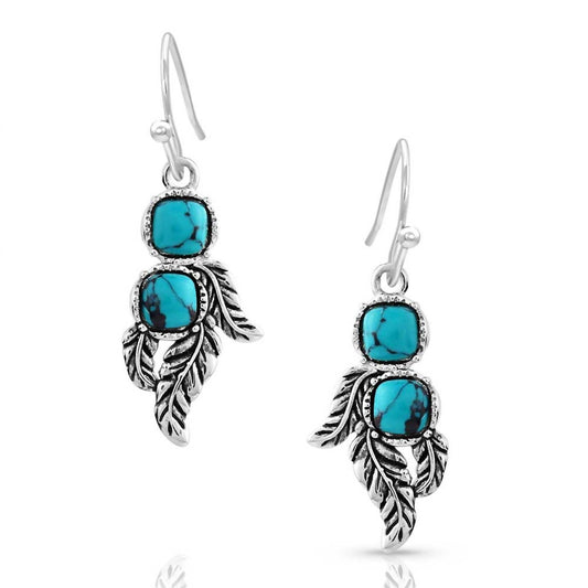 Montana Silversmiths - Women's Whispering Winds Feather Earrings