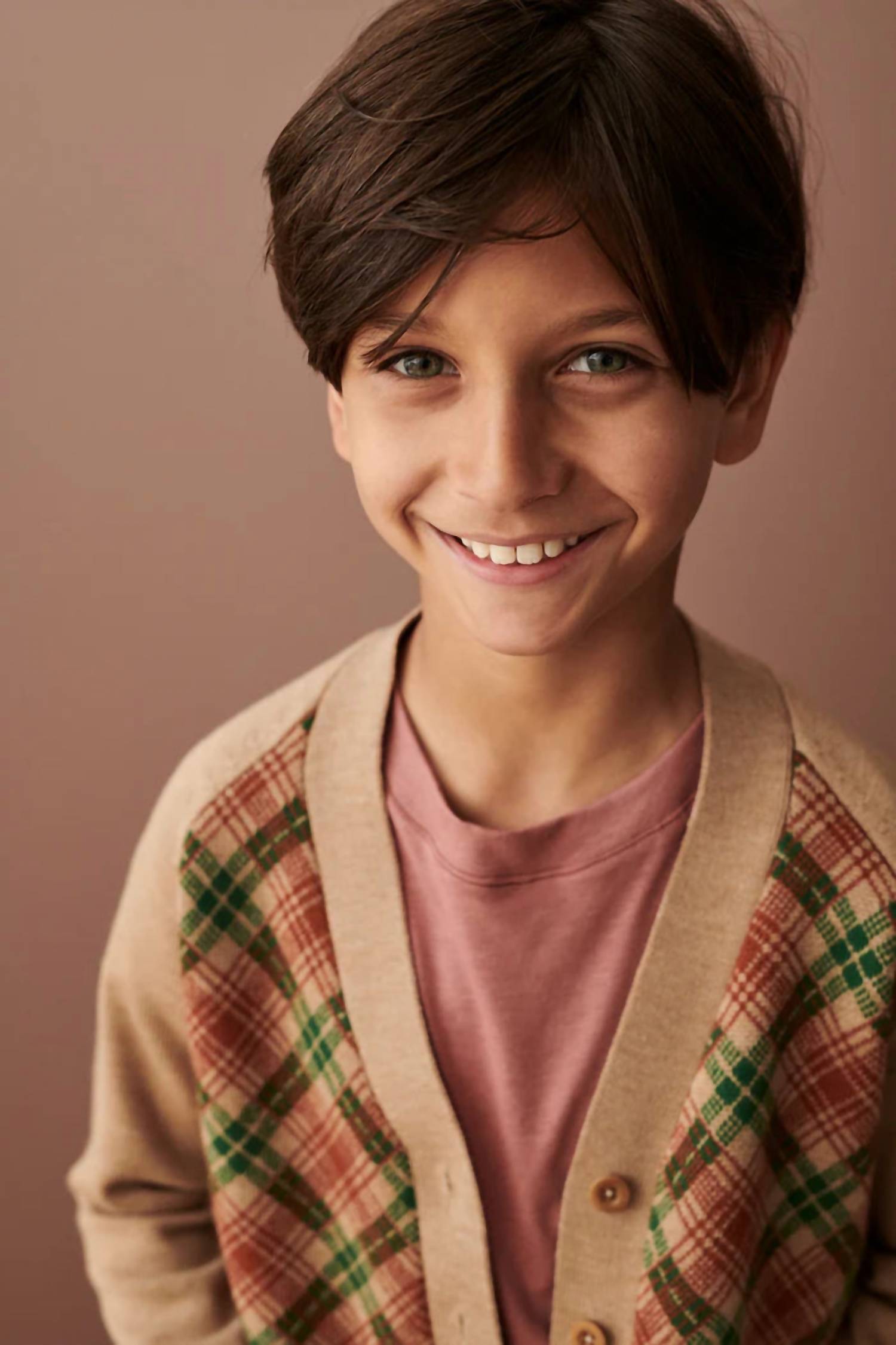 Caramel - Bailey V-Neck Cardigan