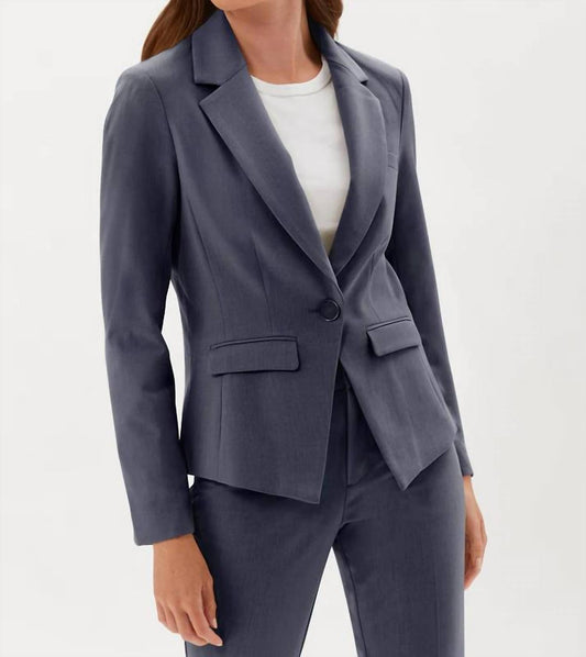 Ecru - One Button Blazer