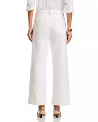 Frame - Utility Trouser High Rise Ankle Wide Leg Jeans