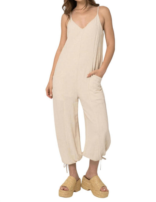 Gilli - Sleeveless Bottom Tie Jumpsuit