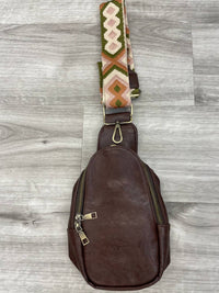 Zenana - Women's Vegan Leather Sling Crossbody Bag