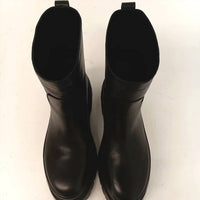 Valentino Garavani Men's Rockstud Almond Toe Ankle Boots in black - men's boots - alternate view