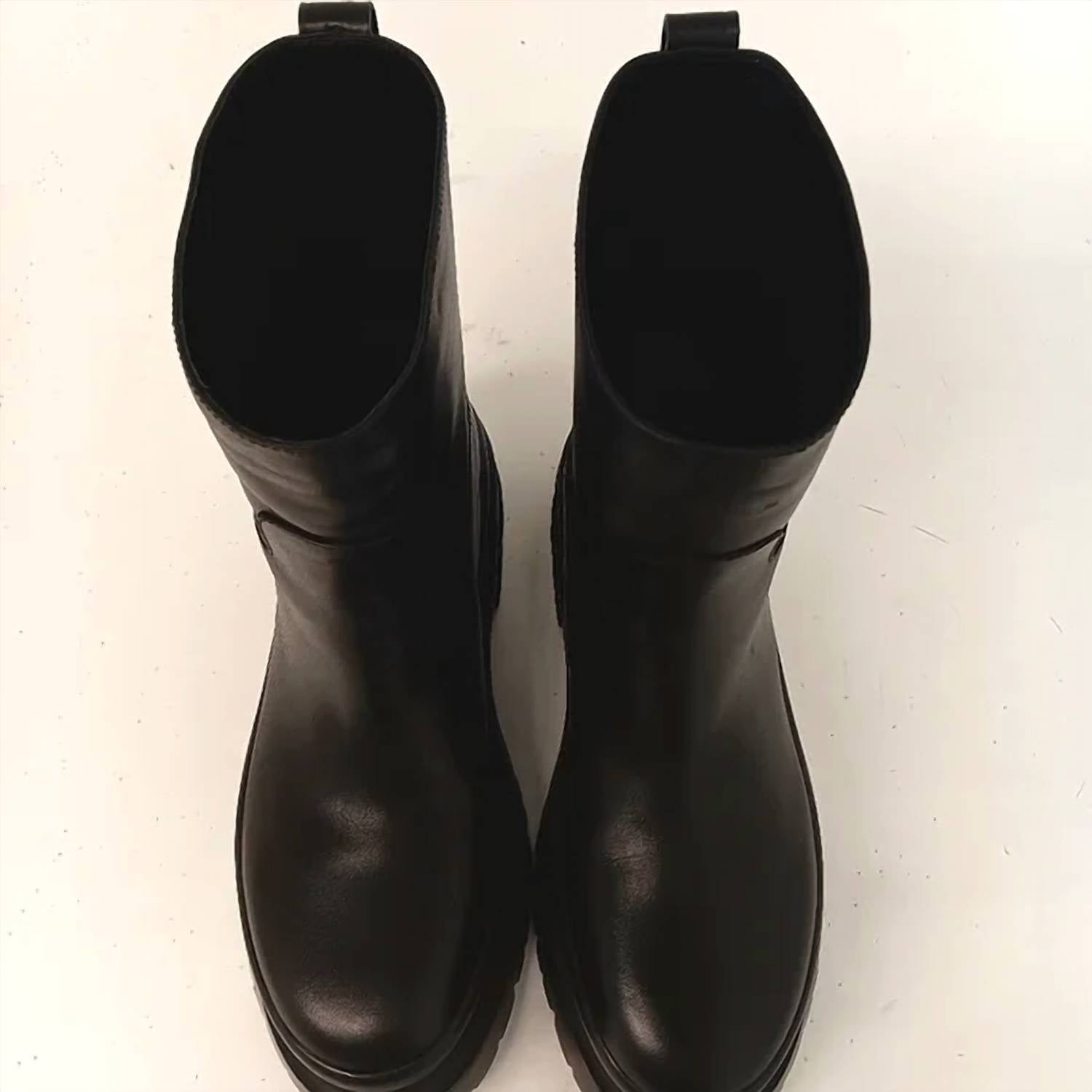 Valentino Garavani Men's Rockstud Almond Toe Ankle Boots in black - men's boots - alternate view