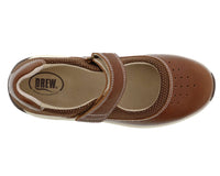 DREW Women's Trust Shoe in camel leather - women's flats - alternate view