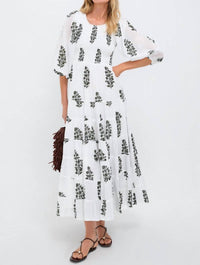 Sz Blockprints - Aneeza Stamp Alice Dress