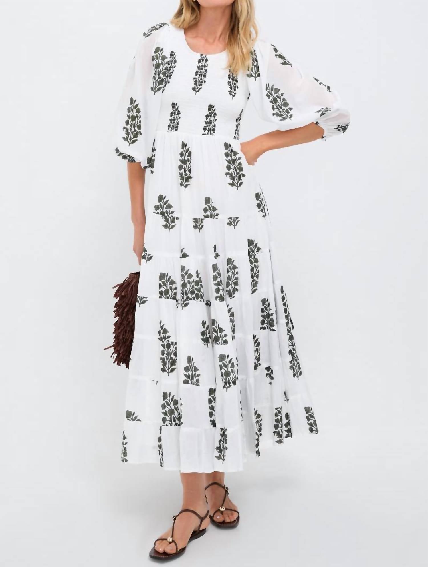 Sz Blockprints - Aneeza Stamp Alice Dress
